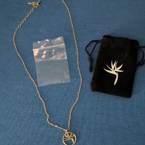 Elegant Gold Necklace with Pendant